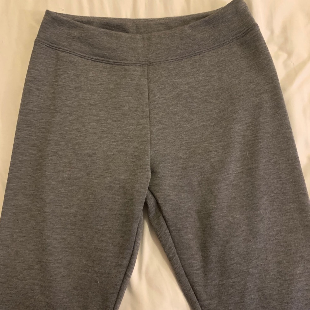 Gray Fleece Lined Leggings